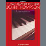 Download or print John Thompson Drowsy Moon Sheet Music Printable PDF 2-page score for Pop / arranged Easy Piano SKU: 95199