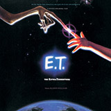 Download or print John Williams Theme From E.T. - The Extra-Terrestrial Sheet Music Printable PDF 2-page score for Film/TV / arranged Piano Chords/Lyrics SKU: 357747