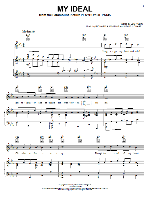Learn to play John Coltrane My Ideal sheet music for Piano, Vocal & Guitar (Right-Hand Melody) in minutes. John Coltrane My Ideal sheet music notes and chords