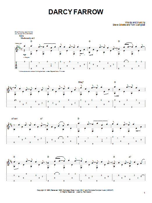 Learn to play John Denver Darcy Farrow sheet music for Guitar Tab in minutes. John Denver Darcy Farrow sheet music preview music notes and score for Guitar Tab including 6 page(s)
