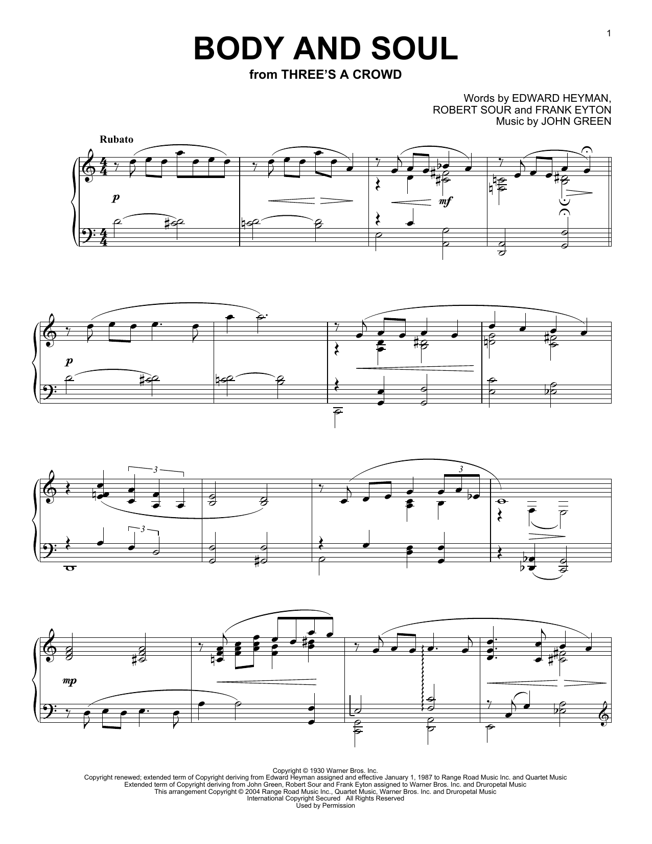 Learn to play Edward Heyman Body And Soul sheet music for Guitar Tab in minutes. Edward Heyman Body And Soul sheet music preview music notes and score for Guitar Tab including 2 page(s)