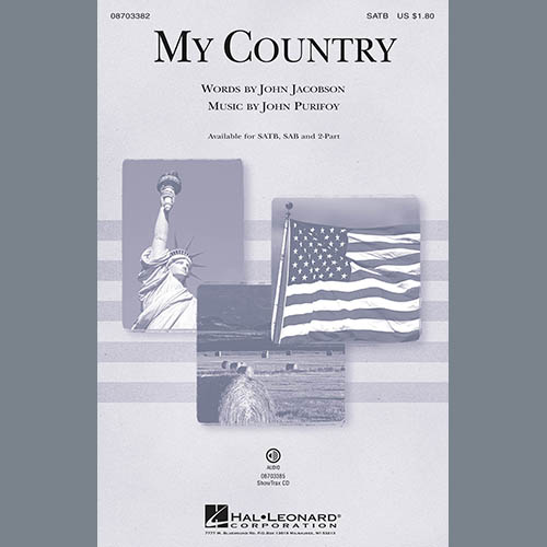 Download or print John Jacobson My Country Sheet Music Printable PDF 7-page score for American / arranged 2-Part Choir SKU: 290046.