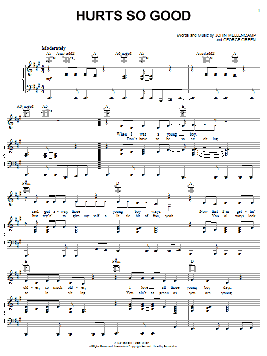 Learn to play John Mellencamp Hurts So Good sheet music for Drums Transcription in minutes. John Mellencamp Hurts So Good sheet music preview music notes and score for Drums Transcription including 2 page(s)