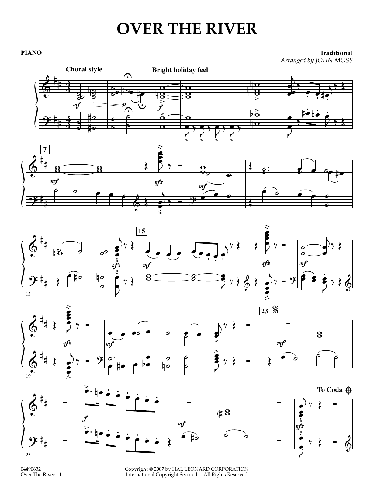 Learn to play John Moss Over the River - Percussion 1 sheet music for Concert Band in minutes. John Moss Over the River - Percussion 1 sheet music preview music notes and score for Concert Band including 1 page(s)