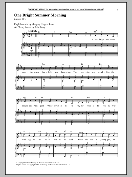 Learn to play John Parry One Bright Summer Morning sheet music for Piano in minutes. John Parry One Bright Summer Morning sheet music notes and chords