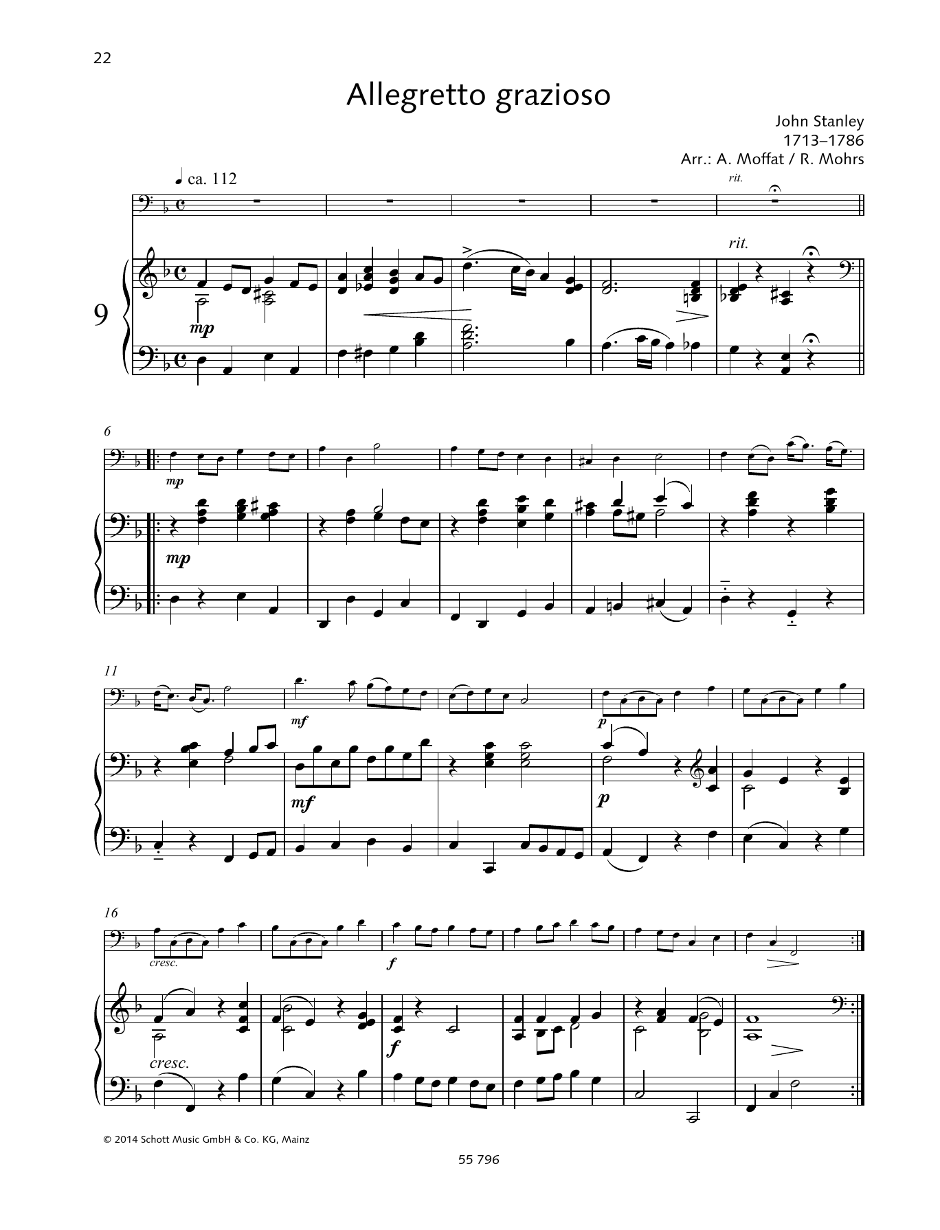 Learn to play John Stanley Allegretto Grazioso sheet music for String Solo in minutes. John Stanley Allegretto Grazioso sheet music preview music notes and score for String Solo including 3 page(s)