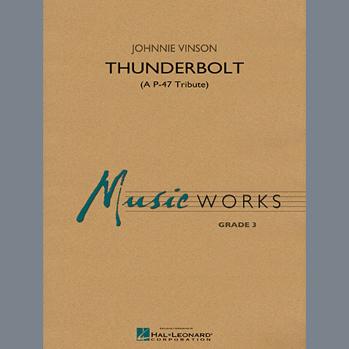 Johnnie Vinson Thunderbolt (A P-47 Tribute) - Conductor Score (Full Score) pictures Johnnie Vinson Thunderbolt (A P-47 Tribute) - Conductor Score (Full Score) profile picture