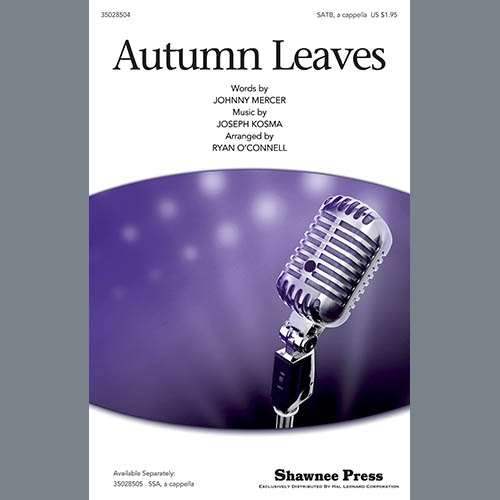 Johnny Mercer Autumn Leaves (arr. Ryan O'Connell) profile picture