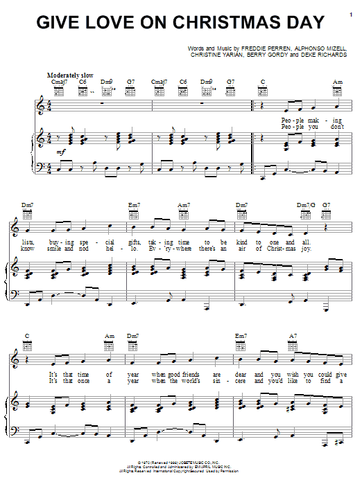 Learn to play Johnny Gill Give Love On Christmas Day sheet music for Easy Guitar in minutes. Johnny Gill Give Love On Christmas Day sheet music notes and chords