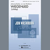 Download or print Johannes Brahms Wiegenlied (arr. Jon Washburn) Sheet Music Printable PDF 3-page score for Classical / arranged Choral SSATB SKU: 155007