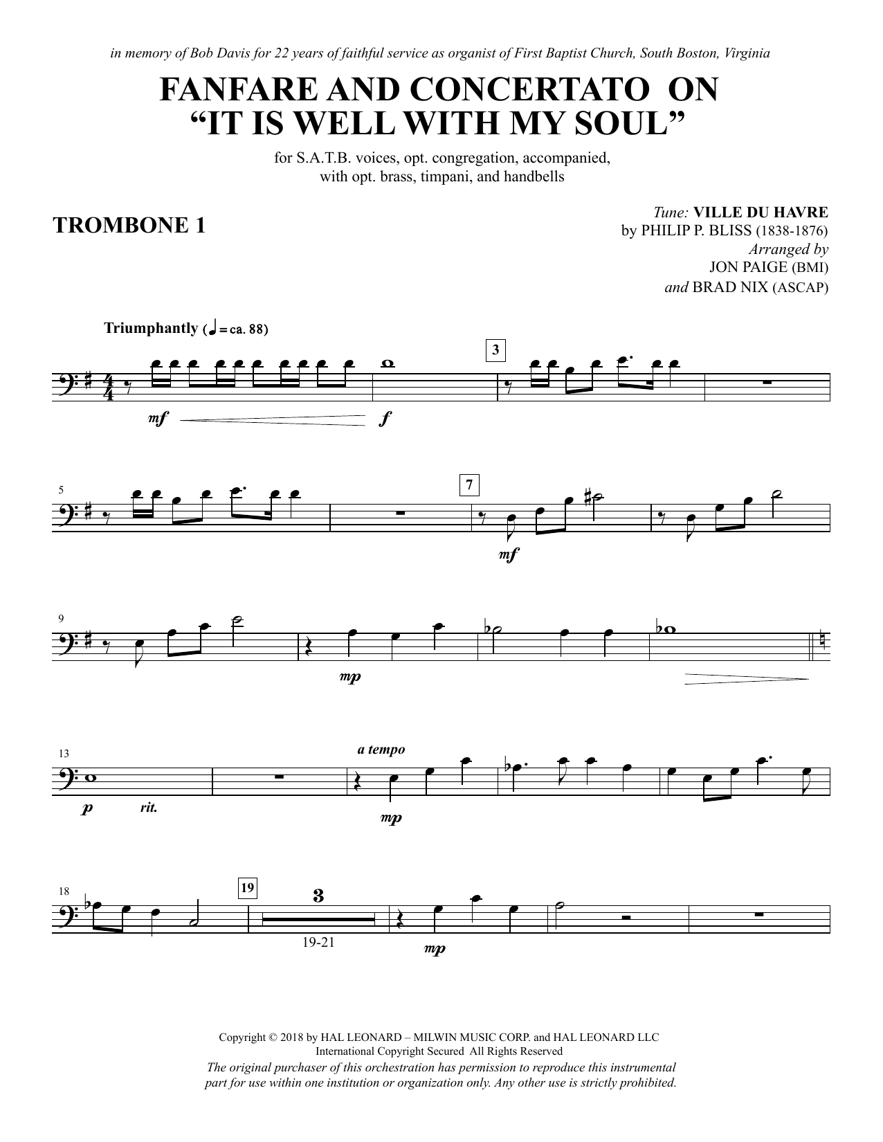 Learn to play Jon Paige & Brad Nix Fanfare and Concertato on Jon Paige & Brad Nix Fanfare and Concertato on