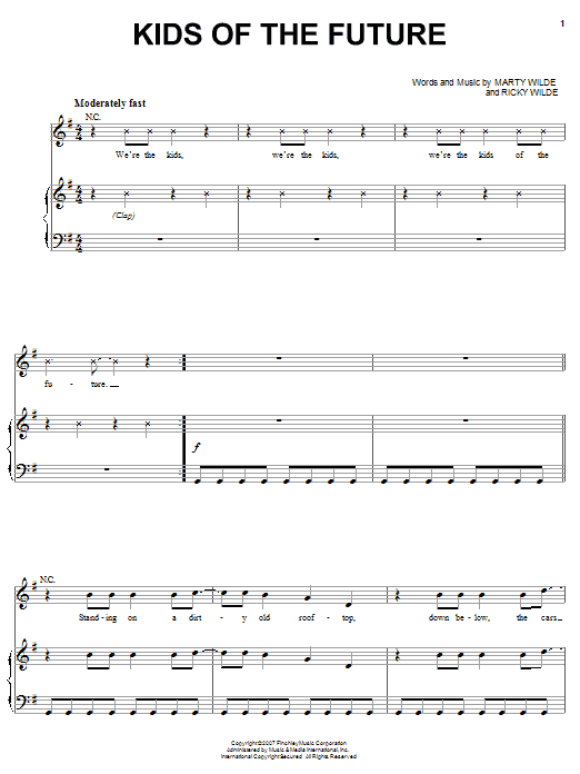 Learn to play Jonas Brothers Kids Of The Future sheet music for Piano, Vocal & Guitar (Right-Hand Melody) in minutes. Jonas Brothers Kids Of The Future sheet music preview music notes and score for Piano, Vocal & Guitar (Right-Hand Melody) including 8 page(s)