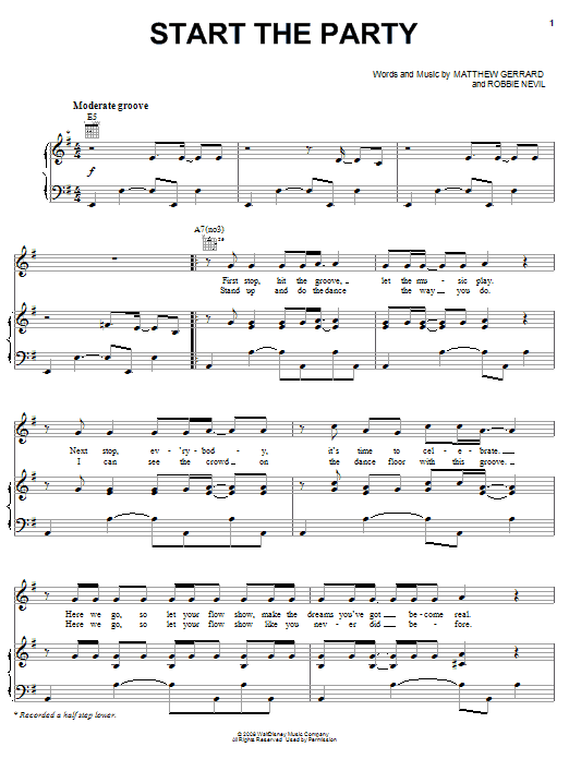 Learn to play Jordan Francis Start The Party sheet music for Piano, Vocal & Guitar (Right-Hand Melody) in minutes. Jordan Francis Start The Party sheet music preview music notes and score for Piano, Vocal & Guitar (Right-Hand Melody) including 6 page(s)