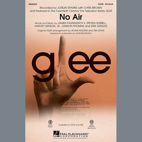 Jordin Sparks No Air (from Glee) (adapt. Alan Billingsley) profile picture