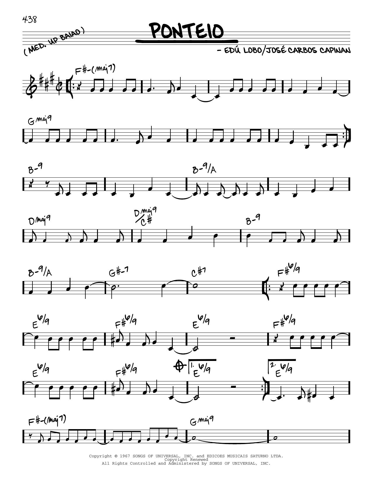 Learn to play Jose Carbos Capinan Ponteio sheet music for Real Book – Melody & Chords in minutes. Jose Carbos Capinan Ponteio sheet music preview music notes and score for Real Book – Melody & Chords including 2 page(s)
