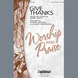 Download or print Joseph Graham Give Thanks Sheet Music Printable PDF 9-page score for Religious / arranged SATB SKU: 158992