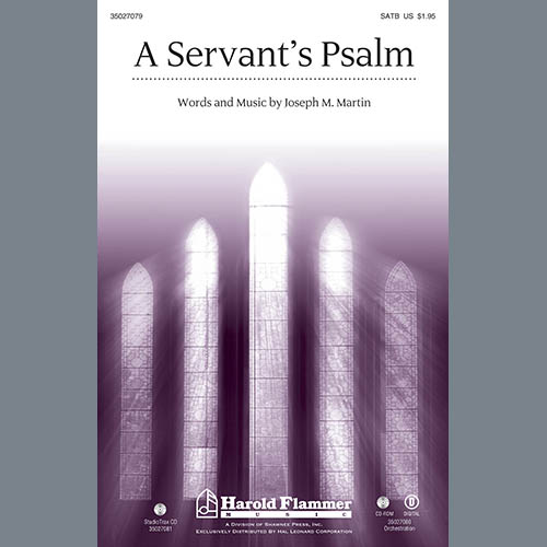 Joseph M. Martin A Servant's Psalm - Bb Clarinet 1,2 profile picture