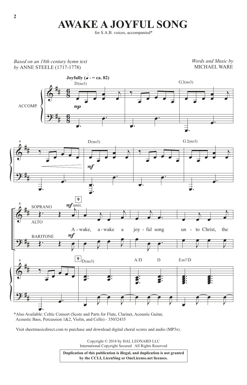 Joseph M. Martin Simple Songs for Slim Sundays, Volume 2 sheet music, chords, lyrics - Printable PDF for Choir