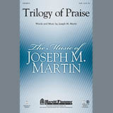 Download or print Joseph M. Martin Trilogy Of Praise - Bb Clarinet 1,2 Sheet Music Printable PDF 3-page score for Concert / arranged Choir Instrumental Pak SKU: 303453