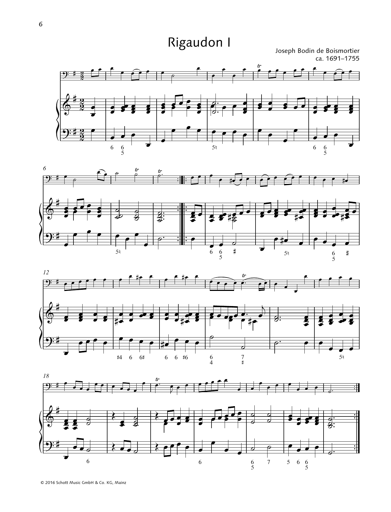 Learn to play Joseph Bodin De Boismortier Rigaudon I/II sheet music for String Solo in minutes. Joseph Bodin De Boismortier Rigaudon I/II sheet music preview music notes and score for String Solo including 4 page(s)