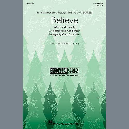 Josh Groban Believe (from The Polar Express) (arr. Cristi Cary Miller) profile picture