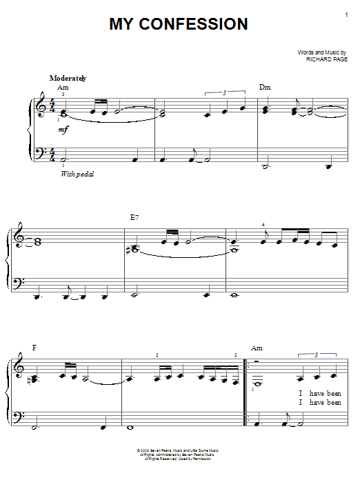 Learn to play Josh Groban My Confession sheet music for Easy Piano in minutes. Josh Groban My Confession sheet music preview music notes and score for Easy Piano including 6 page(s)