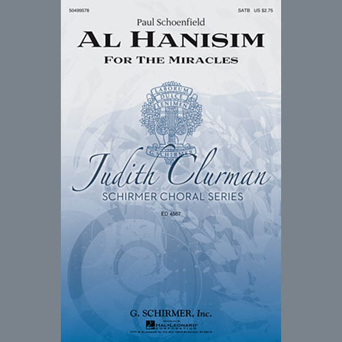 Paul Schoenfield Al Hanisim (For The Miracles) profile picture
