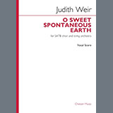 Download or print Judith Weir O Sweet Spontaneous Earth (Vocal Score) Sheet Music Printable PDF 29-page score for Classical / arranged Choir SKU: 1471646