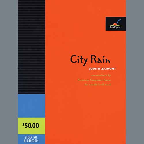 Judith Zaimont City Rain - Full Score profile picture