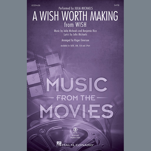 Julia Michaels A Wish Worth Making (from Wish) (arr. Roger Emerson) profile picture