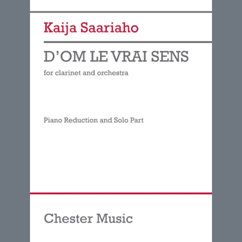 Kaija Saariaho D'OM LE VRAI SENS (piano reduction) profile picture