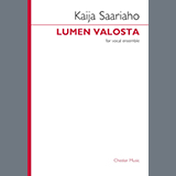 Download or print Kaija Saariaho Lumen Valosta Sheet Music Printable PDF 7-page score for Classical / arranged SSAATTBB Choir SKU: 1624558