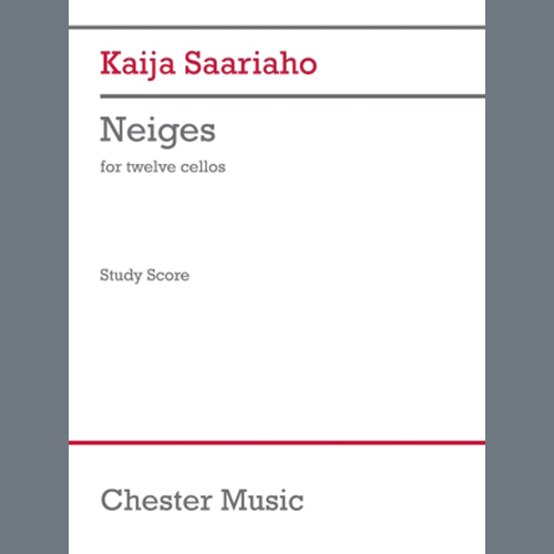 Kaija Saariaho Neiges (Version for twelve cellists) profile picture