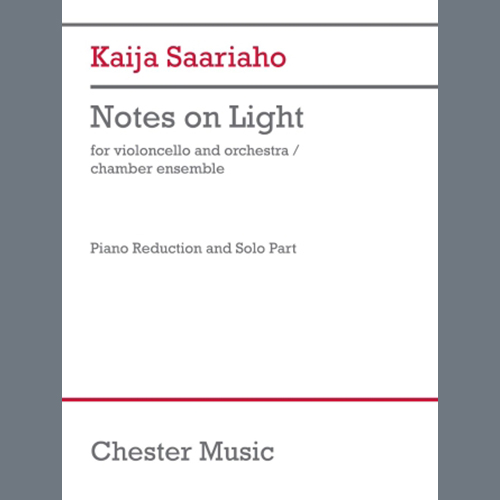 Kaija Saariaho Notes on Light (piano reduction) profile picture
