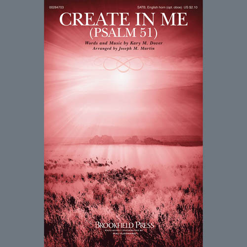 Kary Dover Create In Me (Psalm 51) (arr. Joseph M. Martin) profile picture