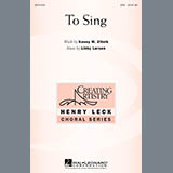 Download or print Kasey M. Zitnik To Sing Sheet Music Printable PDF 11-page score for Concert / arranged SSA Choir SKU: 290018