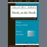 Download or print Kate Janzen Musik, An Die Musik Sheet Music Printable PDF 7-page score for Concert / arranged SATB Choir SKU: 1728234