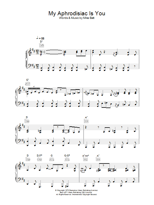 Learn to play Katie Melua My Aphrodisiac Is You sheet music for Piano, Vocal & Guitar in minutes. Katie Melua My Aphrodisiac Is You sheet music preview music notes and score for Piano, Vocal & Guitar including 5 page(s)