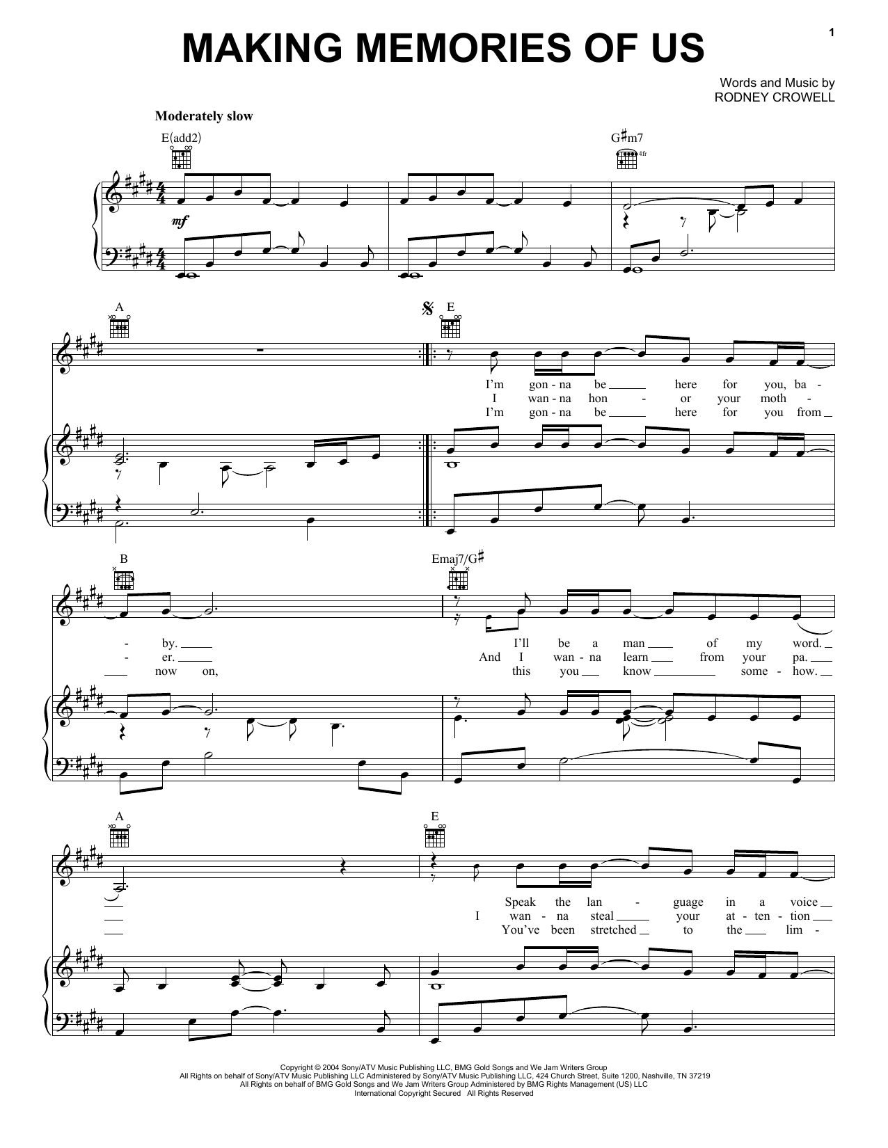 Learn to play Keith Urban Making Memories Of Us sheet music for Easy Guitar Tab in minutes. Keith Urban Making Memories Of Us sheet music preview music notes and score for Easy Guitar Tab including 3 page(s)