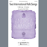 Download or print Kelly Miller Two International Folk Songs Sheet Music Printable PDF 9-page score for Concert / arranged SATB SKU: 184224