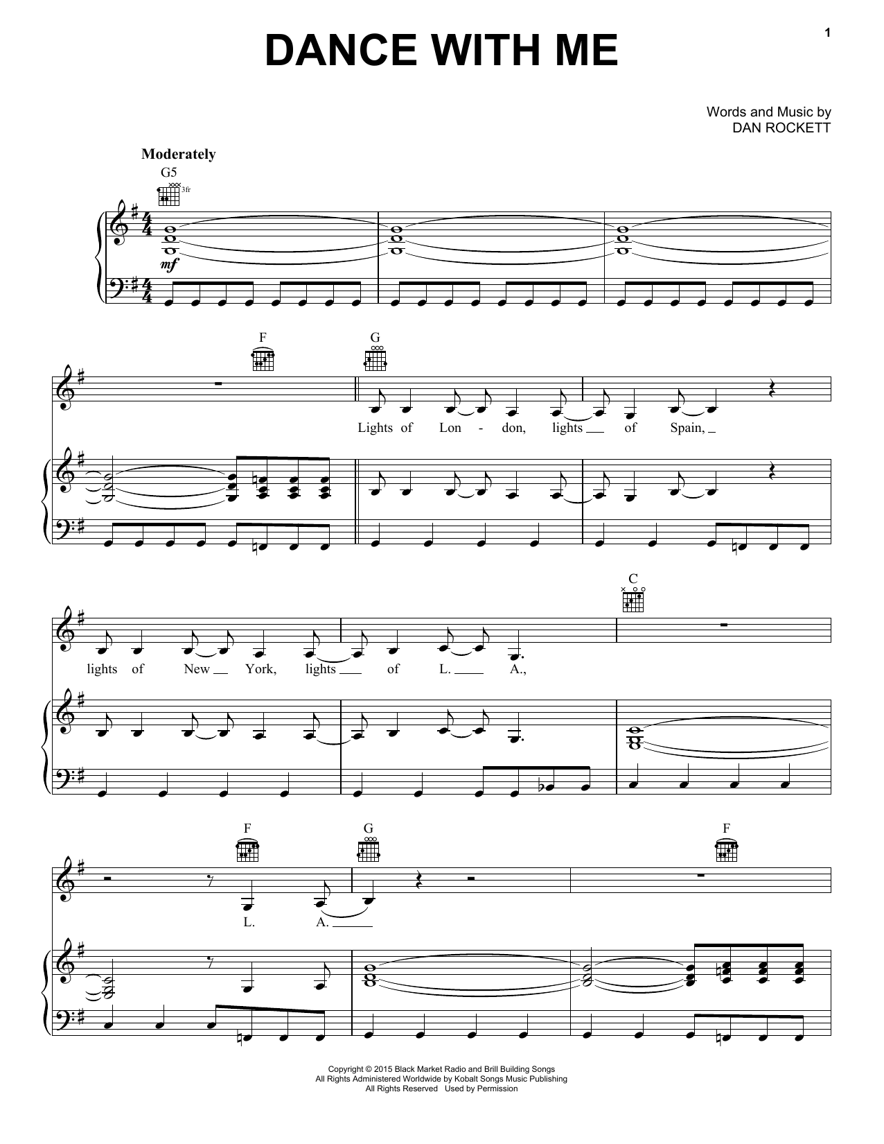 Learn to play Kelly Clarkson Dance With Me sheet music for Piano, Vocal & Guitar (Right-Hand Melody) in minutes. Kelly Clarkson Dance With Me sheet music preview music notes and score for Piano, Vocal & Guitar (Right-Hand Melody) including 8 page(s)