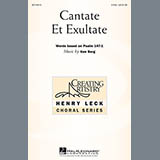 Download or print Ken Berg Cantate Et Exultate Sheet Music Printable PDF 7-page score for Concert / arranged 2-Part Choir SKU: 94291