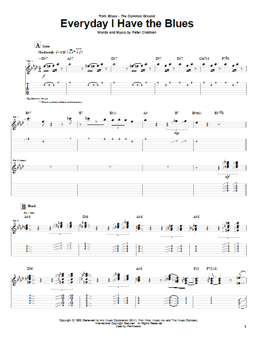 Learn to play Kenny Burrell Everyday I Have The Blues sheet music for Guitar Tab in minutes. Kenny Burrell Everyday I Have The Blues sheet music preview music notes and score for Guitar Tab including 5 page(s)