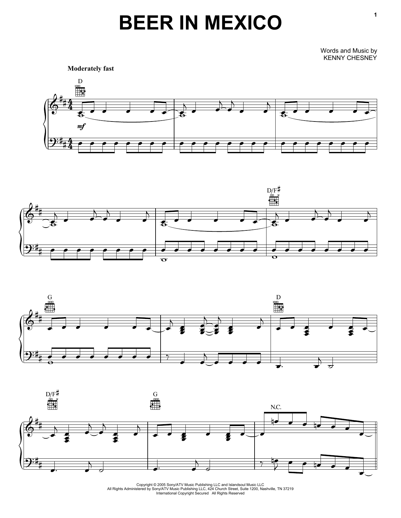 Learn to play Kenny Chesney Beer In Mexico sheet music for Drums Transcription in minutes. Kenny Chesney Beer In Mexico sheet music preview music notes and score for Drums Transcription including 2 page(s)