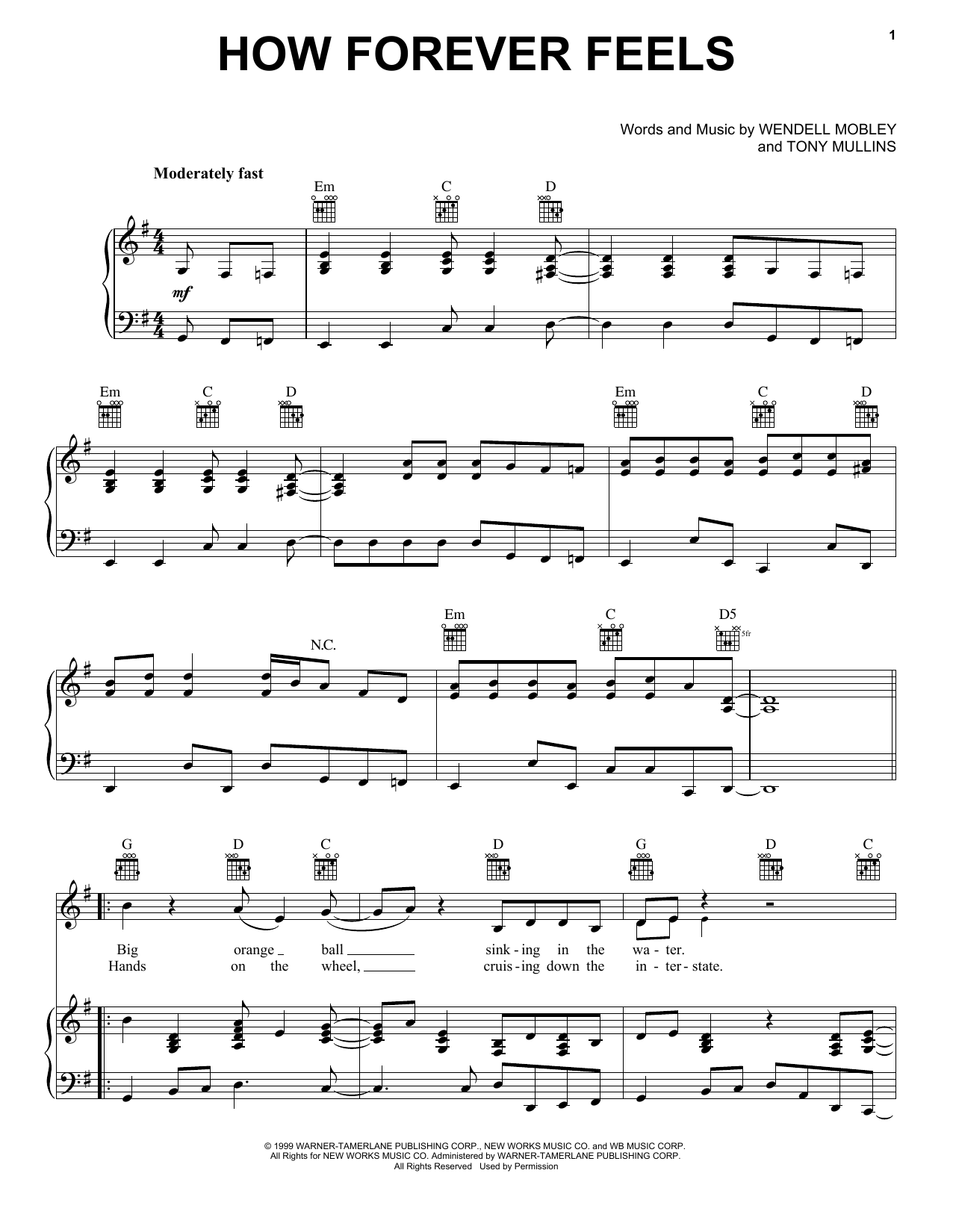 Learn to play Kenny Chesney How Forever Feels sheet music for Piano, Vocal & Guitar (Right-Hand Melody) in minutes. Kenny Chesney How Forever Feels sheet music preview music notes and score for Piano, Vocal & Guitar (Right-Hand Melody) including 6 page(s)