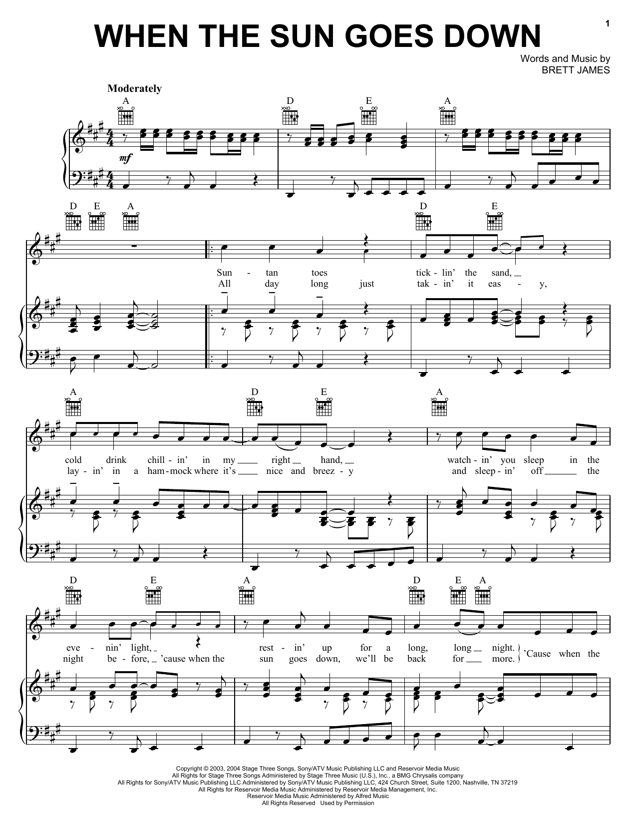Learn to play Kenny Chesney When The Sun Goes Down sheet music for Piano, Vocal & Guitar (Right-Hand Melody) in minutes. Kenny Chesney When The Sun Goes Down sheet music preview music notes and score for Piano, Vocal & Guitar (Right-Hand Melody) including 6 page(s)