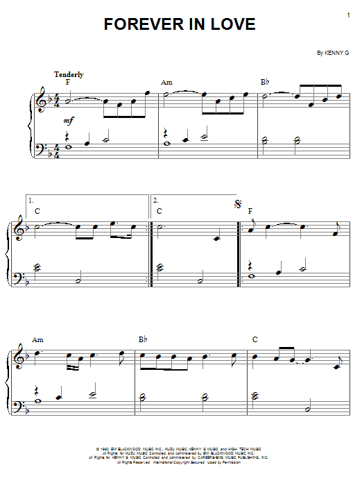 Learn to play Kenny G Forever In Love sheet music for Piano in minutes. Kenny G Forever In Love sheet music notes and chords