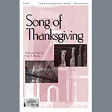 Download or print Kevin Memley Song Of Thanksgiving Sheet Music Printable PDF 7-page score for Sacred / arranged SAB Choir SKU: 430887