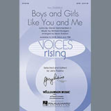 Download or print Rodgers & Hammerstein Boys And Girls Like You And Me (arr. Kevin Robinson) Sheet Music Printable PDF 7-page score for Musicals / arranged TTBB SKU: 158852