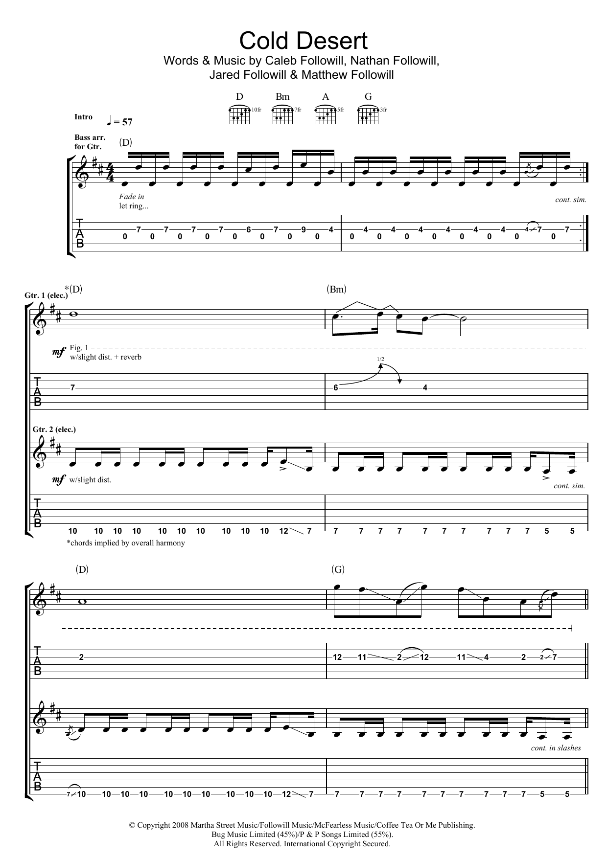 Learn to play Kings Of Leon Cold Desert sheet music for Piano, Vocal & Guitar (Right-Hand Melody) in minutes. Kings Of Leon Cold Desert sheet music preview music notes and score for Piano, Vocal & Guitar (Right-Hand Melody) including 4 page(s)